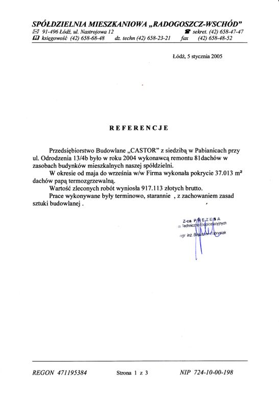 SM „Radogoszcz-Wschód” — 81 dachów, 37 013 m²