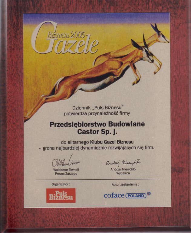 Puls Biznesu — Gazele Biznesu 2005